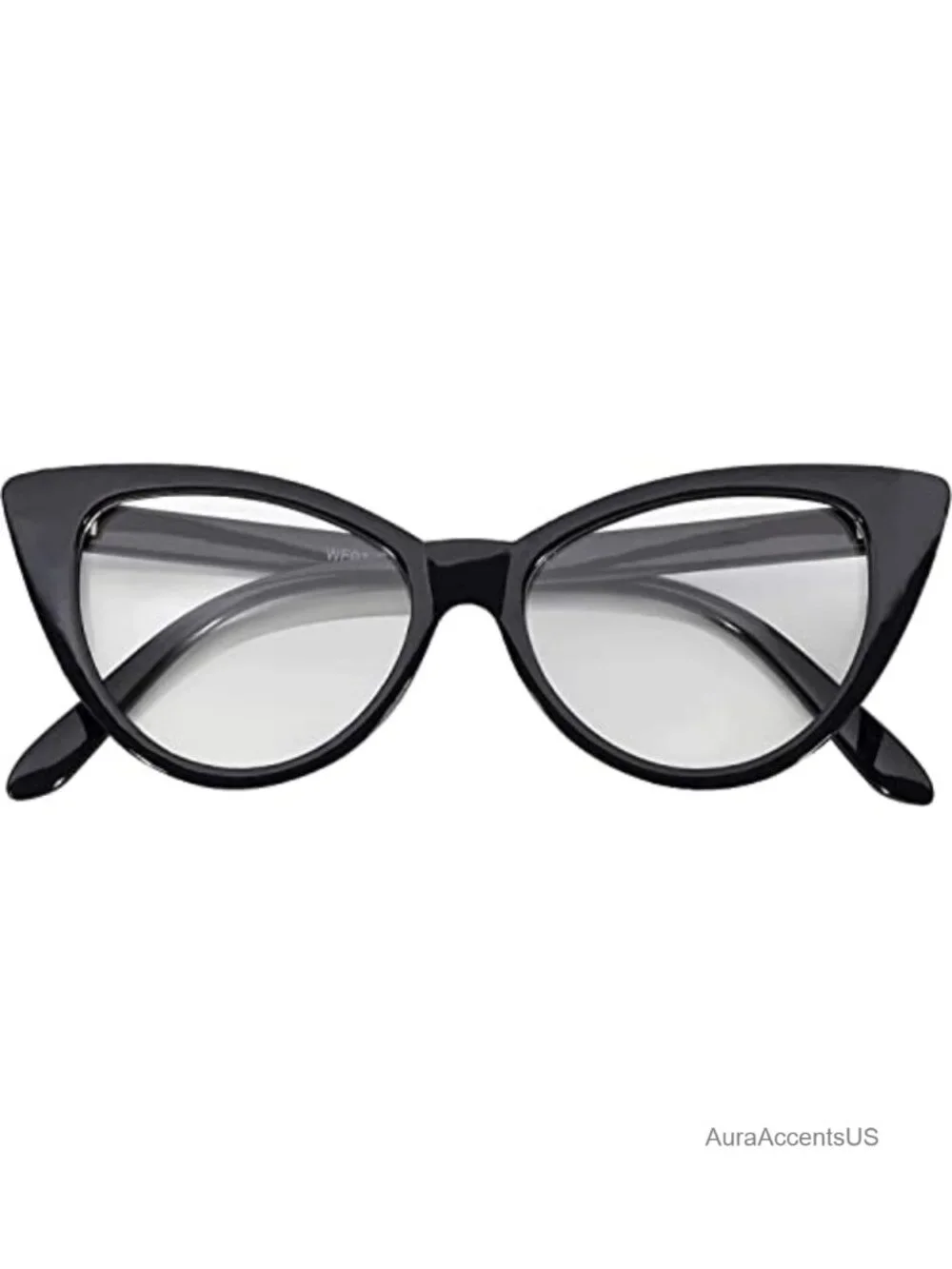 Vintage Cat Eye Sunglasses for Women, Small Fit UV400, Clear Lens